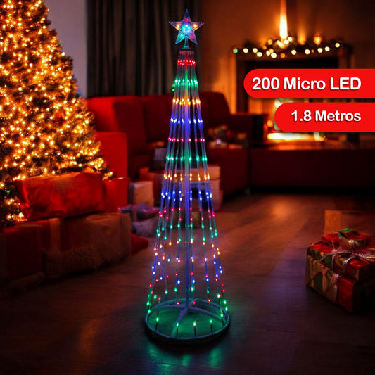 Árbol De Tiras Micro LED 1.8 M 200L 1622